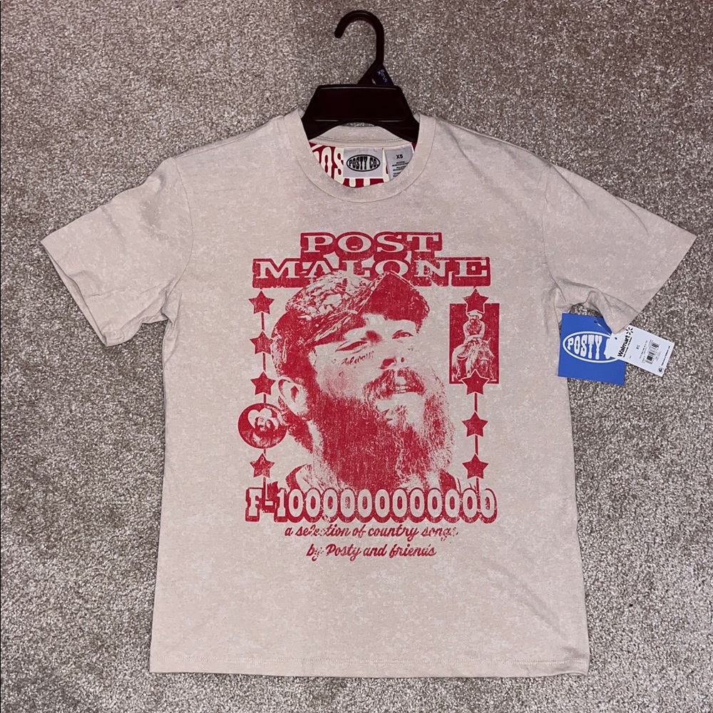 Post Malone Sandshell Graphic T-Shirt size XS